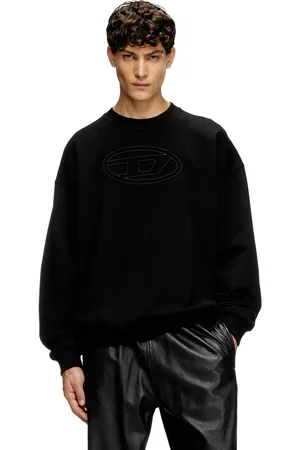 Diesel Felpa con Oval D a rilievo Felpa Uomo