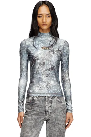 Diesel Top dolcevita a maniche lunghe T-Shirt Donna