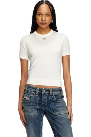 Diesel Maglia in lana a maniche corte Maglieria Donna