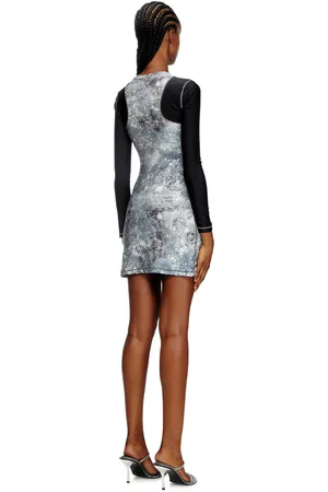 Diesel Abito corto a maniche lunghe Vestito Donna
