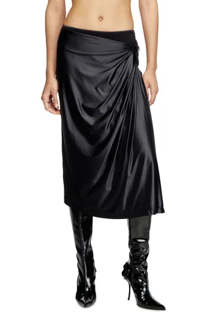 Diesel Gonna midi drappeggiata in chintz Gonna Donna