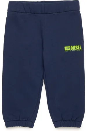 Diesel Pantaloni tuta con logo sbavato Pantalone Unisex