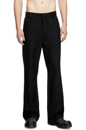 Diesel Pantaloni ibridi in twill e denim Pantalone Uomo