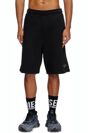 Diesel Short in felpa con Oval D argento Short Uomo
