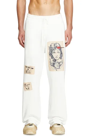 Diesel Pantaloni tuta con patch tattoo Pantalone Unisex