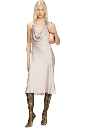 Diesel Abito con orlo asimmetrico Vestito Donna
