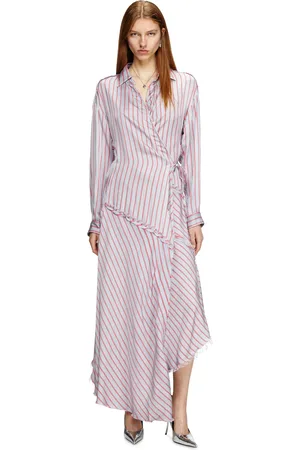 Diesel Abito asimmetrico a portafoglio Vestito Donna