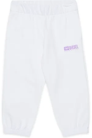 Diesel Pantaloni tuta con logo sbavato Pantalone Unisex