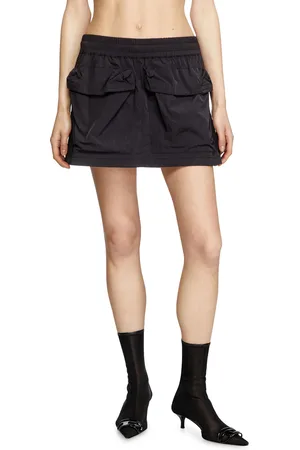 Diesel Minigonna crinkle con tasche utility Gonna Donna
