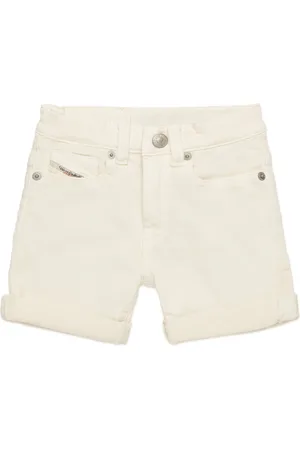 Diesel Shorts colorati in tessuto JoggJeans con risvolti Short Unisex