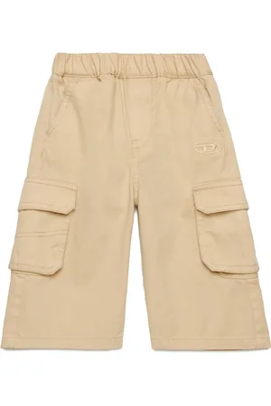 Diesel Pantaloni cargo in gabardine di cotone Pantalone Donna