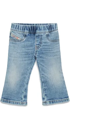 Diesel Pantaloni a zampa in JoggJeans dal look vissuto Jeans Donna