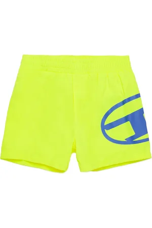 Diesel Pantaloncini da bagno con stampa Oval D Beachwear Uomo