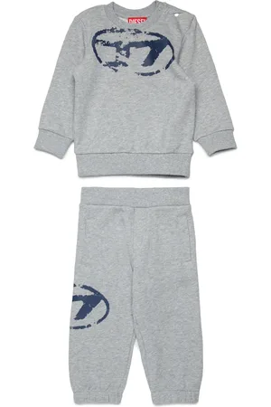 Diesel Set abbigliamento baby con logo Oval D usurato Tute & salopette Unisex
