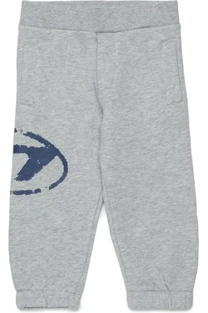 Diesel Pantaloni tuta con logo Oval D distressed Pantalone Unisex