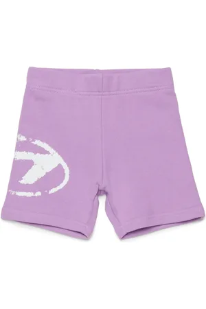 Diesel Shorts in cotone con logo Oval D distressed Short Unisex