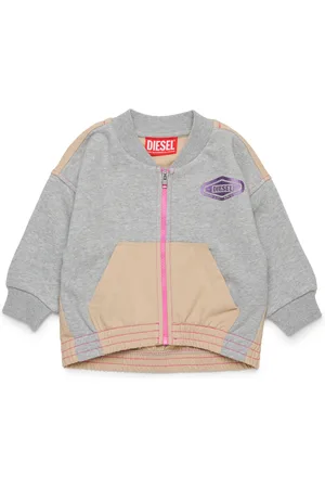 Diesel Felpa stile bomber in materiale misto Felpa Donna