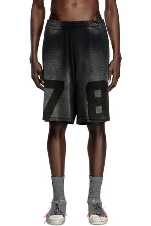 Diesel Short in jersey e felpa con effetto sfumato Short Uomo