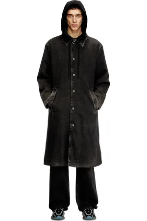 Diesel Cappotto ibrido in denim imbottito Giacche in denim Uomo