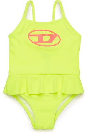 Diesel Costume intero con ruches e stampa Oval D Beachwear Donna