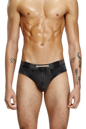 Diesel Slip in cotone effetto denim Slip Uomo