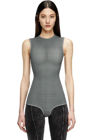 Diesel Body in jersey accoppiato a quadretti Tute & salopette Donna