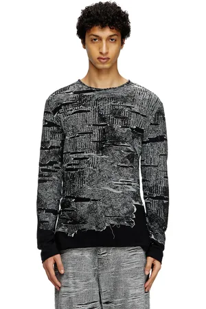 Diesel Maglia con effetto distressed Maglieria Uomo