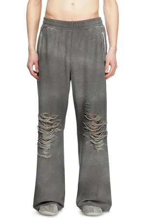 Diesel Pantaloni tuta con davanti destroyed Pantalone Uomo