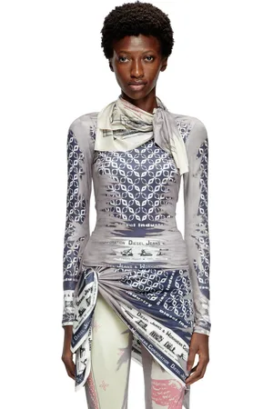 Diesel Top con bandana annodata al collo T-Shirt Donna
