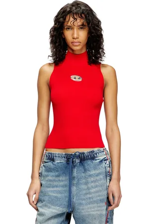 Diesel Top dolcevita a coste Top Donna
