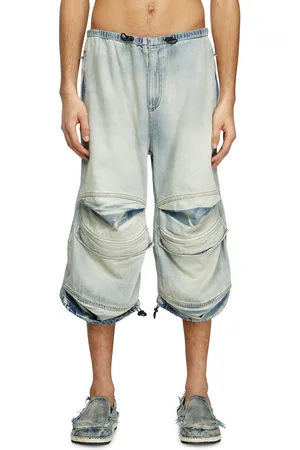 Diesel Short in denim leggero bicolore Short Unisex