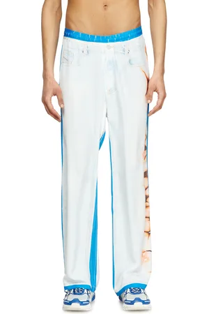 Diesel Pantalone relaxed con stampa graffiti Pantalone Unisex
