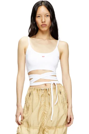 Diesel Top a canotta con lacci T-Shirt Donna