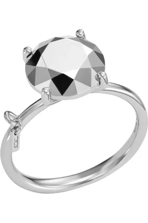 Diesel Anello taglio diamante in sterling Anelli Unisex
