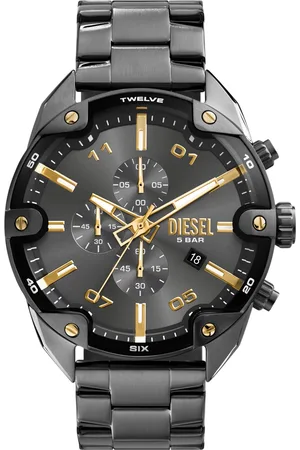Diesel Orologio Spiked in acciaio inossidabile bicolore Orologi Uomo