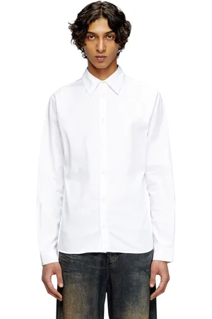 Diesel Camicia con logo Oval D ricamato Camicia Uomo