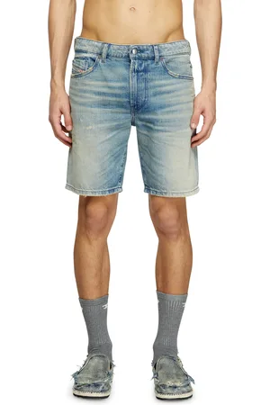 Diesel Short in denim effetto vissuto Short Uomo