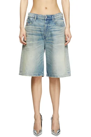 Diesel Short in denim effetto vissuto Short Donna