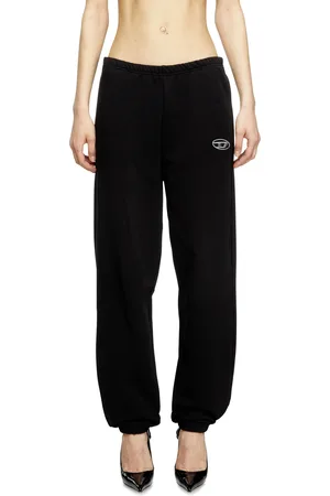 Diesel Pantaloni tuta con Oval D metallizzato Pantalone Donna