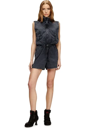 Diesel Playsuit in nylon trattato Tute & salopette Donna