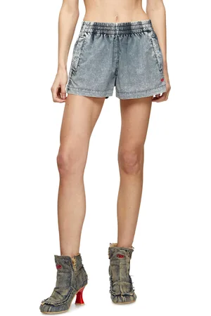 Diesel Boxer in Taslan trattato Short Donna