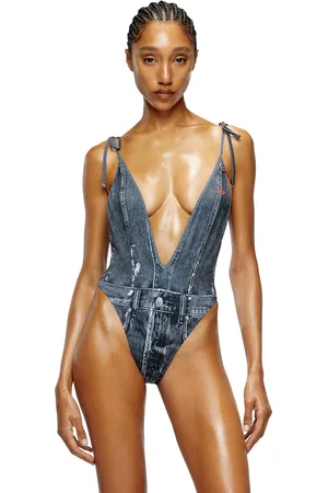 Diesel Costume intero effetto denim Costume intero Donna