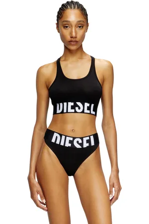 Diesel Reggiseno sportivo con logo tagliato Reggiseno Donna