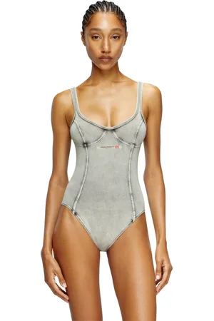 Diesel Body in jersey effetto denim Body Donna