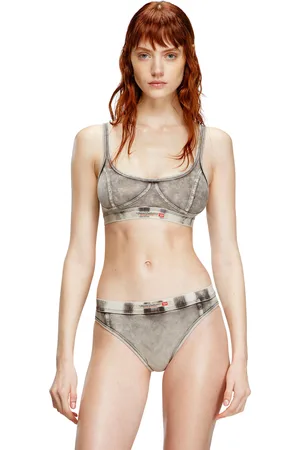 Canottiera Intimo Diesel Ufsb Cotton Bralette Donna | Cotone Ed Elastan | Comfort E Stile Streetwear - Foto 11