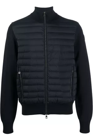 Moncler Uomo Piumini - Piumino con maniche in maglia