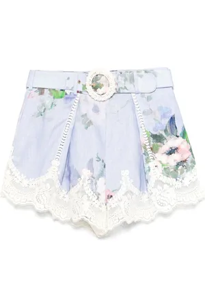 ZIMMERMANN | Shorts pervinca Everley con cintura | female | | 1