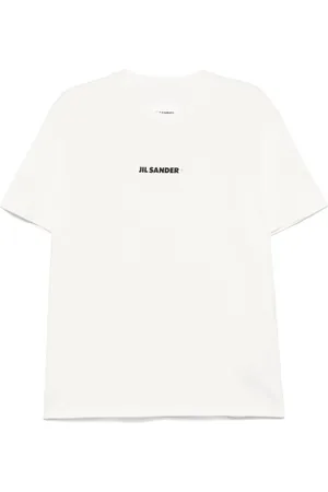 Jil Sander | T-shirt bianca con stampa del logo | male | | L