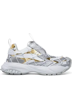 VERSACE | Sneakers con Design metallizato | male | | 40
