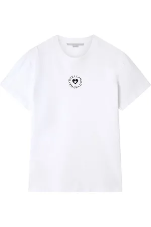 Stella McCartney | T-shirt in cotone con stampa logo frontale | female | | M